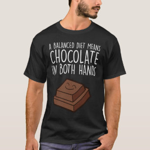 T-shirt Citation Au Chocolat Humour Lait Chocolat Ba Choco