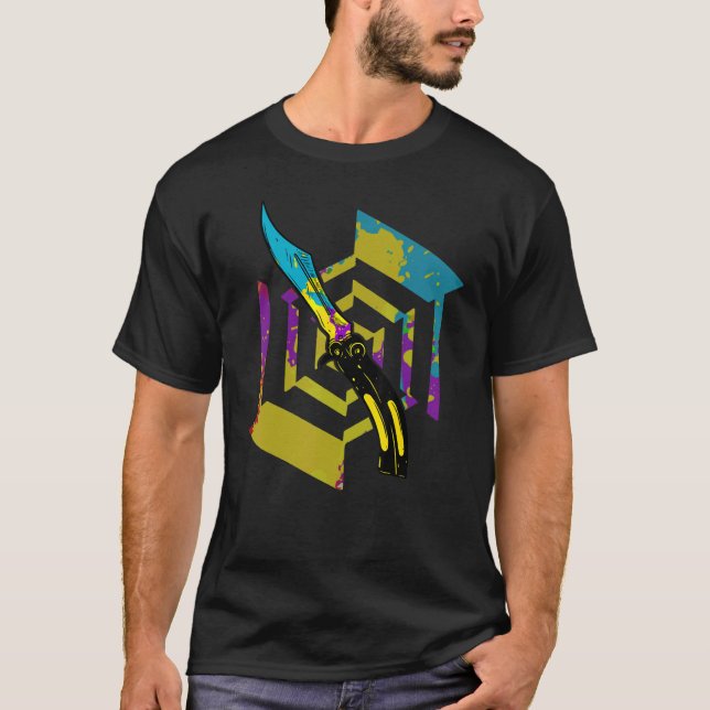T-shirt Citation Balisong de couteau papillon 21 (Devant)