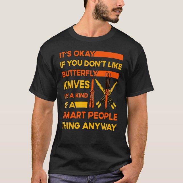 T-shirt Citation Balisong de couteau papillon 29 (Devant)