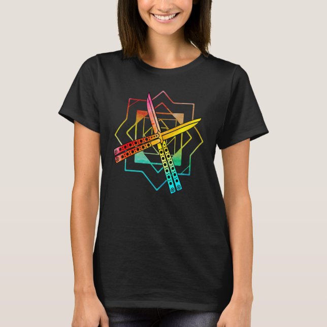T-shirt Citation Balisong du couteau papillon (Devant)