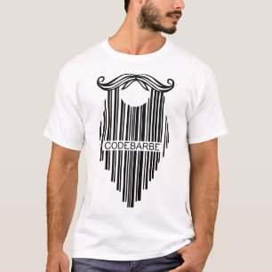 T-shirt citation_barbe_code_barre_moustache_barbu_humour_1