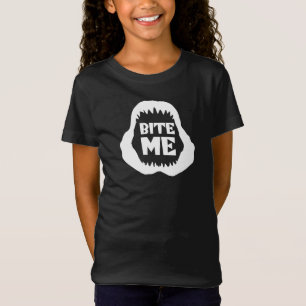 T-Shirt Citation Bite me - Requin Jaws