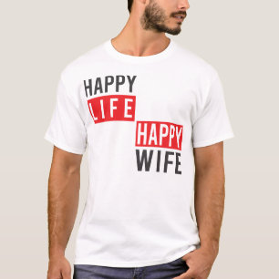 T-shirt Citation Bonne Épouse Bonne Vie – Amour & Mariage