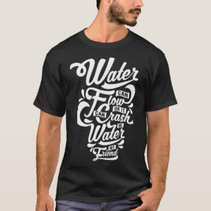 T-shirt Citation célèbre du Dragon Be Water my Friend Insp