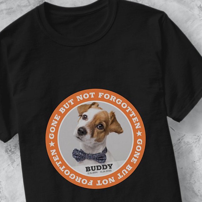 T-shirt Citation commémorative Modern Pet Photo Sympathy K (Créateur téléchargé)
