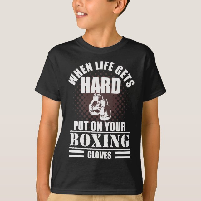 T-shirt Citation cool de kickboxing et de boxe  (Devant)
