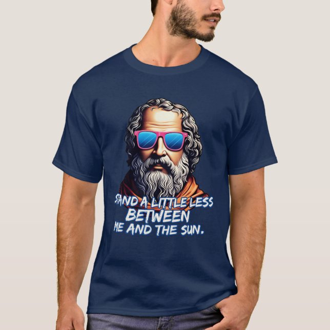 T-shirt Citation cool Diogène famille (Devant)