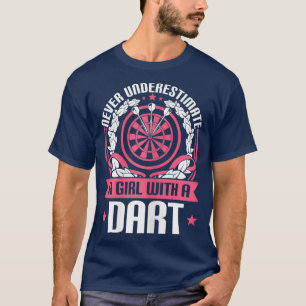 T-shirt Citation Cool Joueuse Femme Jamais Une Fille Avec