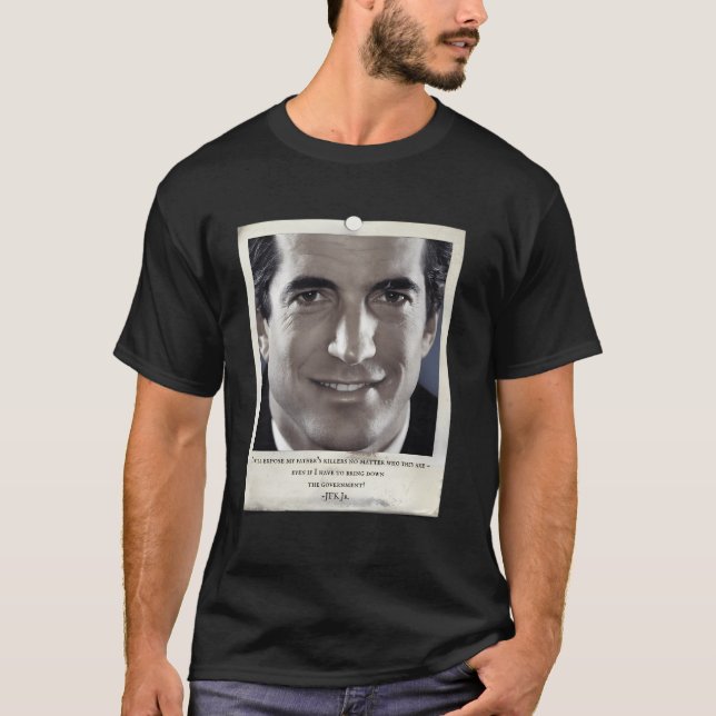 T-shirt Citation Cryptique Célèbre Jfk Jr (Devant)
