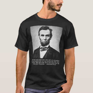 T-shirt Citation d'Abraham Lincoln - Langue allemande