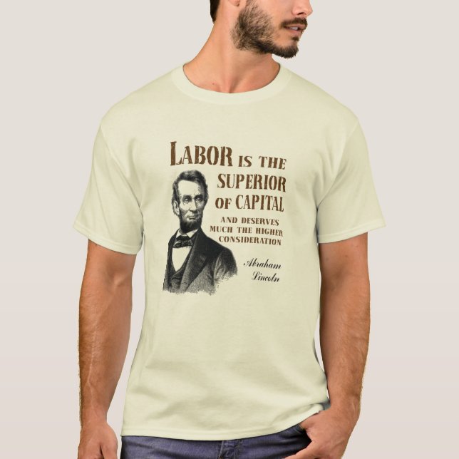 T-shirt Citation d'Abraham Lincoln Pro (Devant)