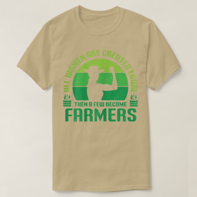 T-shirt Citation D'Agricultrice Drôle Des Femmes, Toutes L (Design devant)