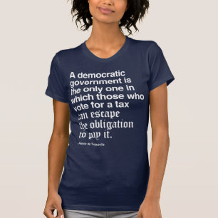 T-shirt Citation d'Alexis de Tocqueville