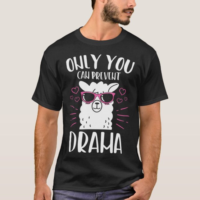 T-shirt Citation d'Alpaca animal Llama (Devant)
