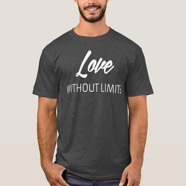 T-shirt Citation d'amour rétro (Devant)