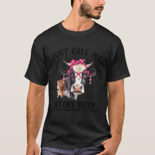 T-shirt Citation d'animal de vache meilleures plaisanterie