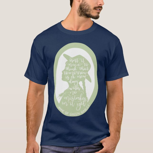 T-shirt Citation d'Anne des pignons verts rétro (Devant)