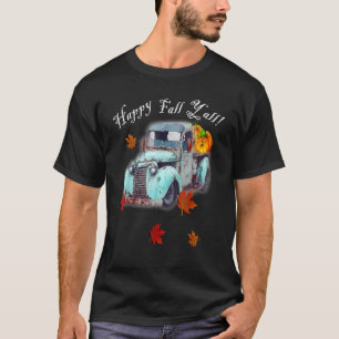 T-shirt Citation d'automne Happy Automne Y'all mignonne Vi