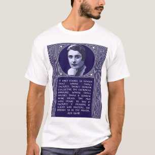 T-shirt Citation d'Ayn Rand sur ceux qui poussent le
