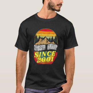 T-shirt Citation de 21 ans pour femme Cousin Camp Depuis 2