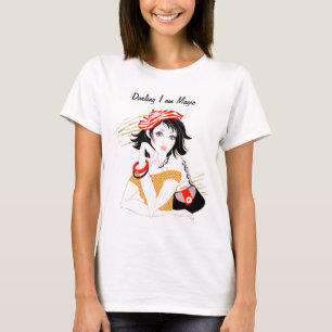 T-shirt Citation de attitude magique chérie