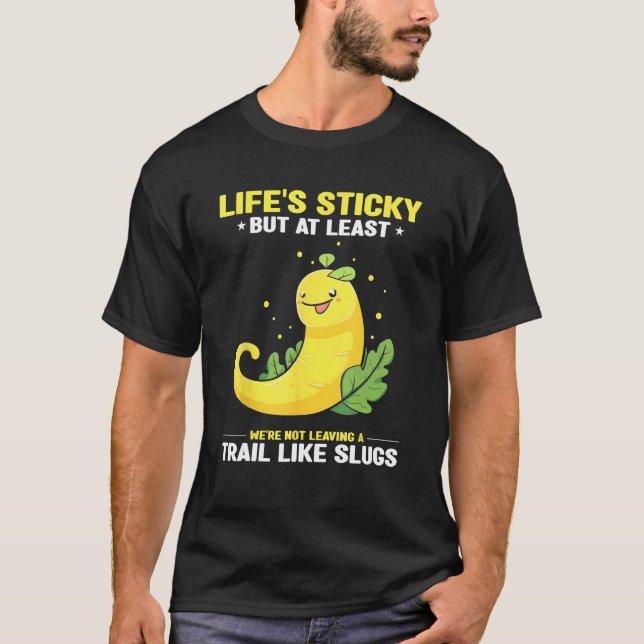 T-shirt Citation de attrapeur de limace de banane pour att (Devant)