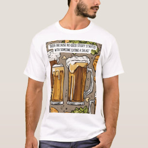 T-shirt Citation de bière