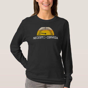 T-shirt Citation de bière espagnole Necesito Cerveza