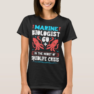 T-shirt Citation de biologiste marin pour 60 ans d'anniver