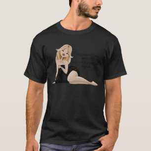 T-shirt Citation de Brigitte Bardot vintage