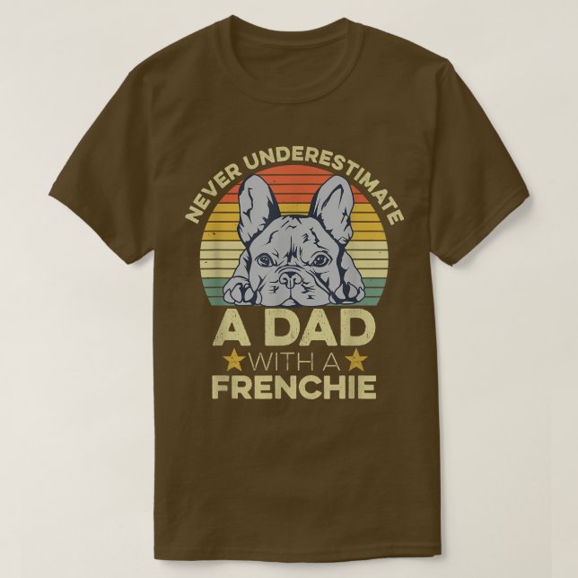 T-shirt Citation de Bulldog pour les hommes français pour  (Design devant)