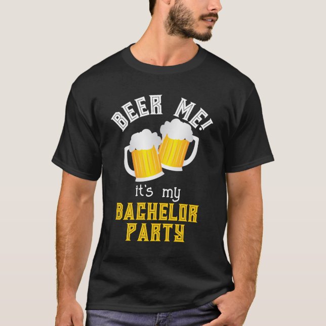 T-shirt Citation de buveur de bière de fête de Bachelor dr (Devant)