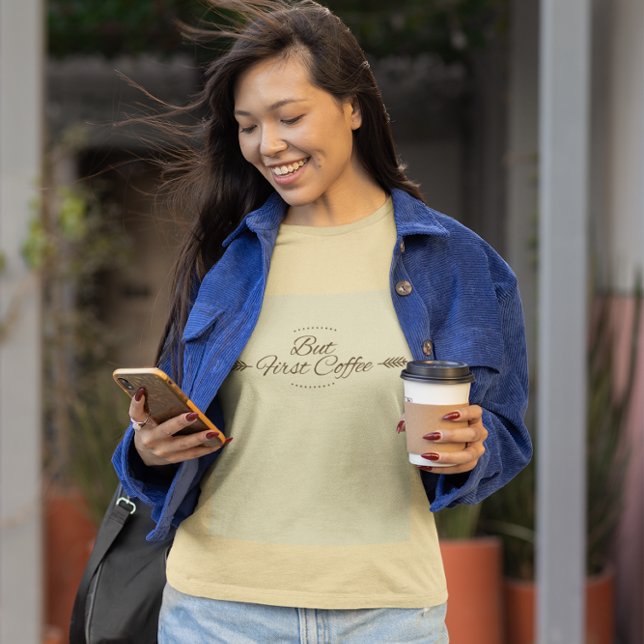 T-shirt Citation de café amusante (Créateur téléchargé)