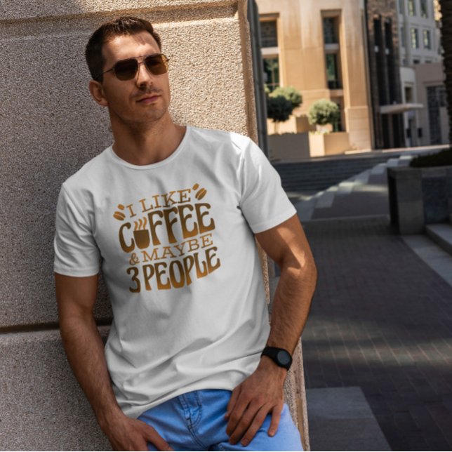 T-shirt Citation de café amusante (Créateur téléchargé)