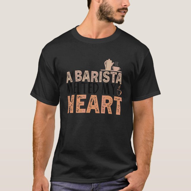 T-shirt Citation de café Café Addict Cool Café 32 (Devant)