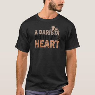 T-shirt Citation de café pour femmes Café Addict Cool Café