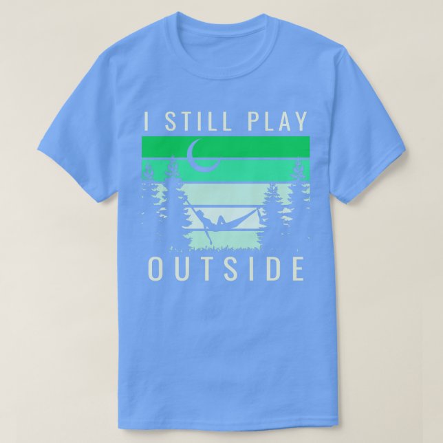 T-shirt Citation de camping cadeau de vacances (Design devant)