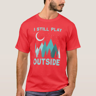 T-shirt Citation de camping drôle Cadeau de vacances drôle