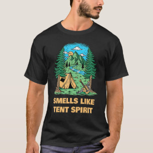 T-shirt Citation De Camping Extérieur Tente De Camping