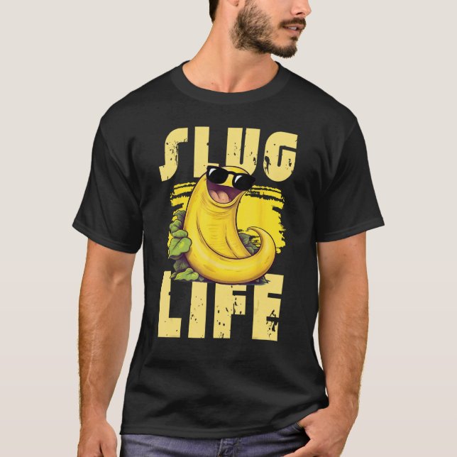 T-shirt Citation de capture d'escargot pour la collecte de (Devant)