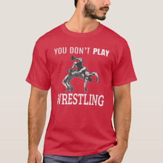 T-shirt Citation de catch pour garçon lutteur