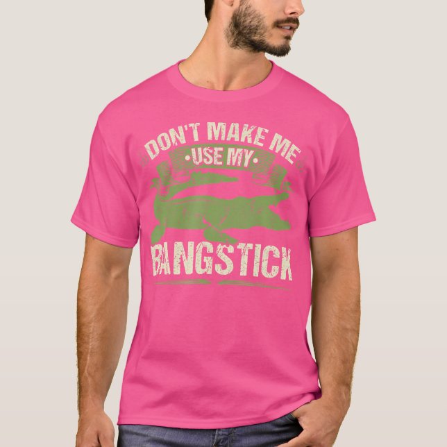 T-shirt Citation de chasseur d'alligator bagustick Gator C (Devant)