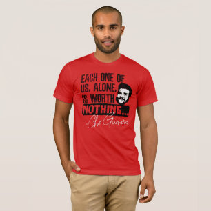 T-shirt Citation De Che Guevara - Chacune Ne Vaut Rien