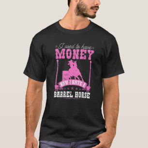 T-shirt Citation de cheval de course de tonneau Rodeo Cowg