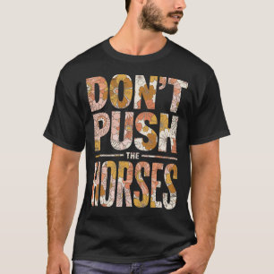 T-shirt Citation de cheval fantaisiste Floral aquarelle