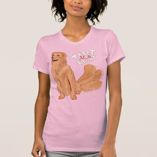 T-shirt Citation de chien de dessin mignonne "Traite-moi b