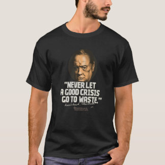 T-shirt Citation de Churchill Bonne Crise Winston Churchil