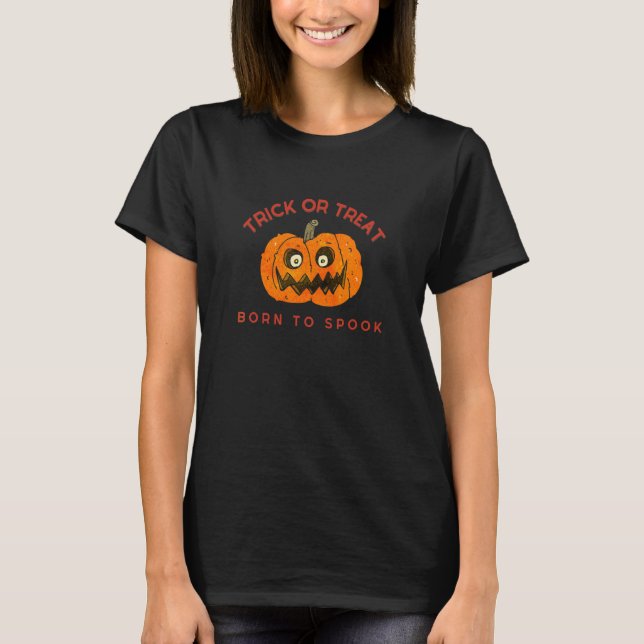 T-shirt Citation de citrouille mignonne Citrouille effraya (Devant)