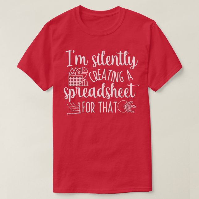 T-shirt Citation de comptable CPA amusant Cool Sarcastique (Design devant)