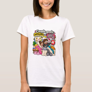 T-shirt Citation de couples drôles qui annulent leurs plan